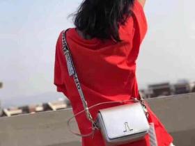Off-White 18新款 Lognd印字肩带 镜子银斜挎包 5512 5509