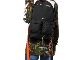 Off-White 18新款 橙色肩带书包背包双肩包 5516
