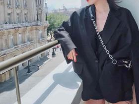 每日穿搭| Alexander Wang 亚历山大·王mini钻链条腰包