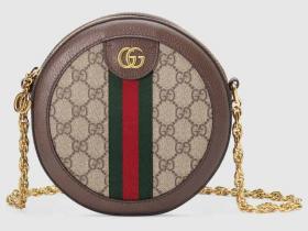 Gucci Ophidia系列圆形迷你肩背包 550618 96I3B 8745