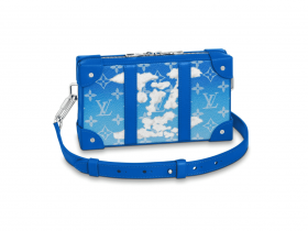 LV M45432 蓝天白云朵系列Soft Trunk Wallet盒子斜挎包