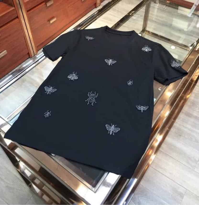 Dolce&Gabbana杜嘉班纳 D&G 2018最新蜜蜂蝴蝶重工刺绣工艺短袖T恤