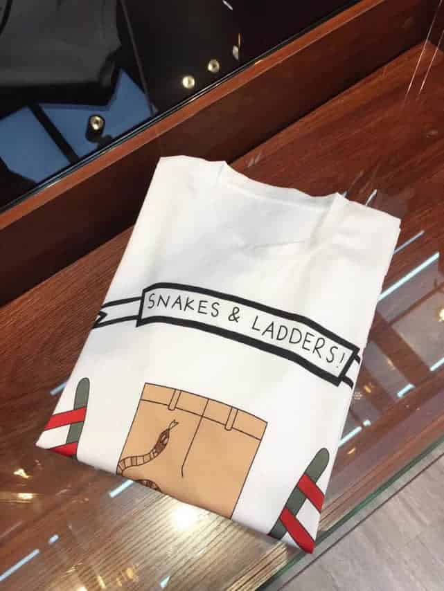 GUCCI古驰 2018 专柜在售 3D全景数码直喷蛇图案短袖T恤