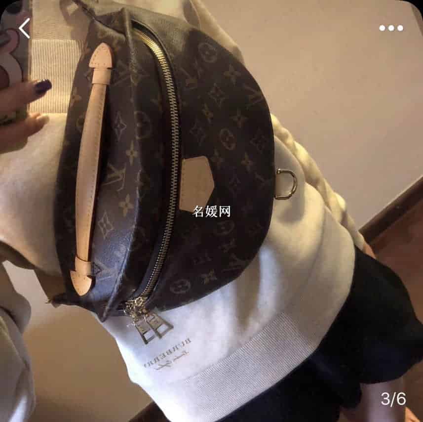 LV/路易威登 BUMBAG 情侣腰包新款老花胸包斜挎包M43644 明星同款