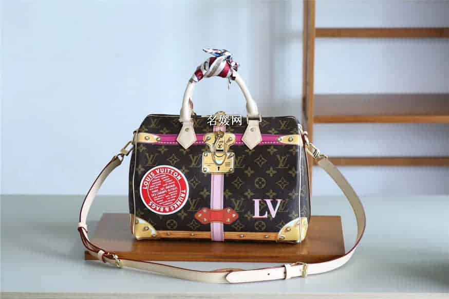 Louis Vuitton Summer Trunks Monogram Canvas Speedy Bandouliere 30 Bag  M41386 2018