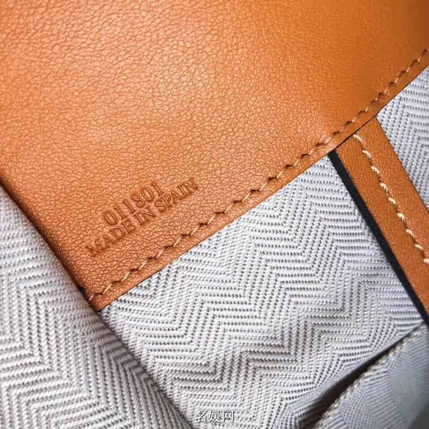 LOEWE罗意威 2018新款Hammock系列荔枝皮拼色手提包吊床包