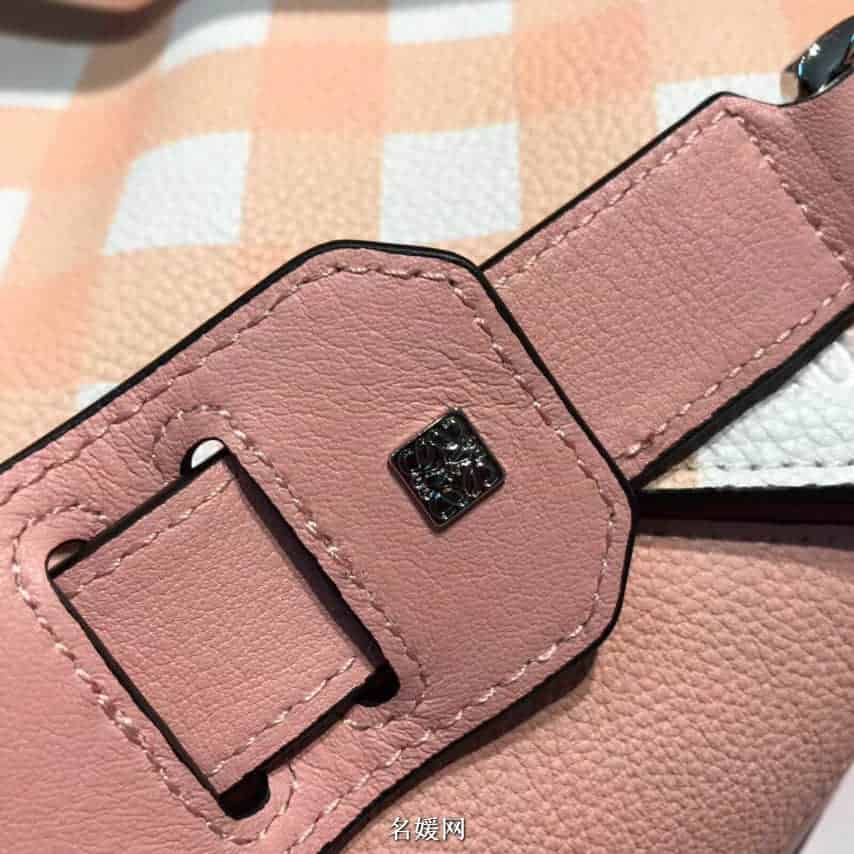 LOEWE罗意威 18新款Puzzle特别版 法式小格纹系列图案中号几何包 三色