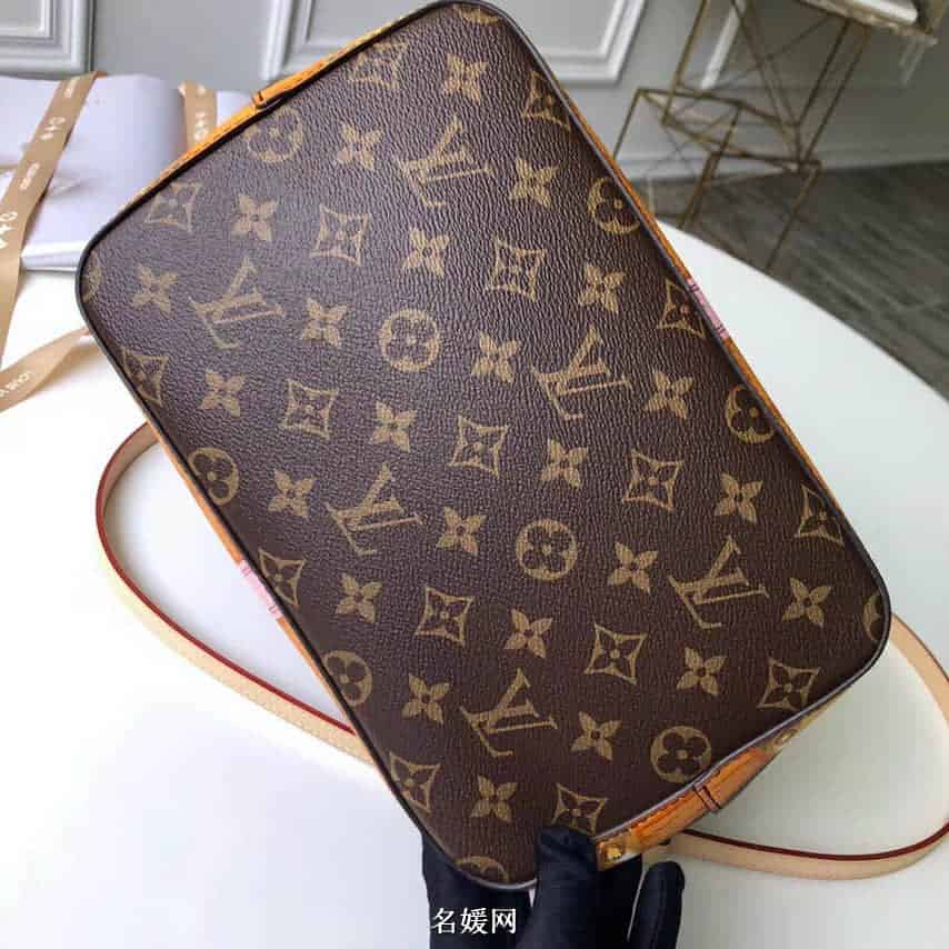 LV/路易威登 2018限量NEONOE锁扣图案水桶包女包 M40649