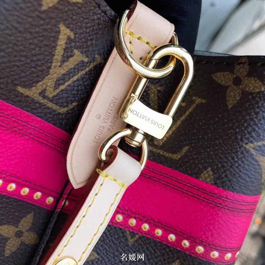 LV/路易威登 2018限量NEONOE锁扣图案水桶包女包 M40649