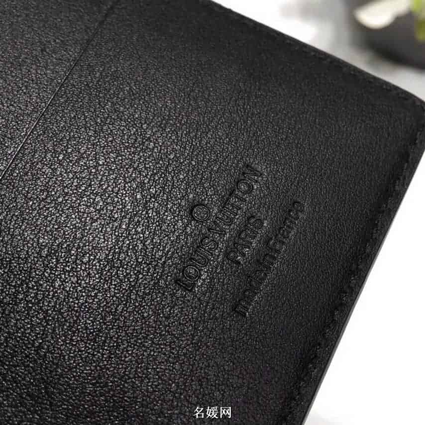 LV/路易威登 小牛皮 Ombre Brazza 长款对折钱夹M61195 M61196