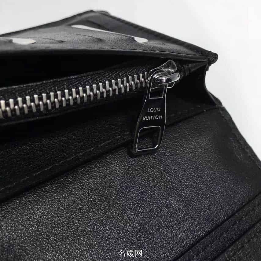 LV/路易威登 小牛皮 Ombre Brazza 长款对折钱夹M61195 M61196