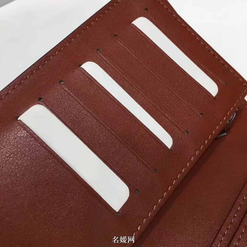 LV/路易威登 小牛皮 Ombre Brazza 长款对折钱夹M61195 M61196