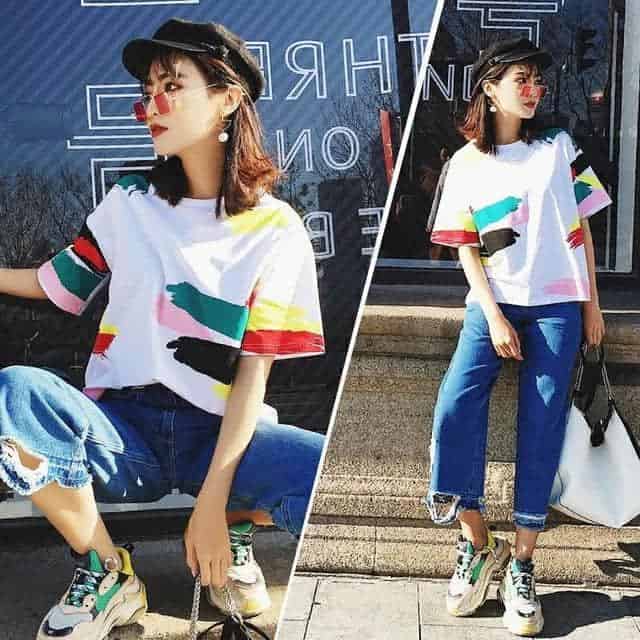 白T恤,女人穿衣搭配里的白色小精灵!