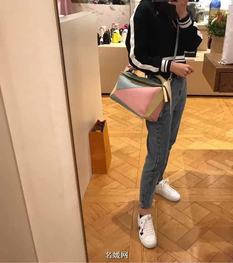 LOEWE罗意威 18新款 Puzzle 彩色糖果最新特别版几何包