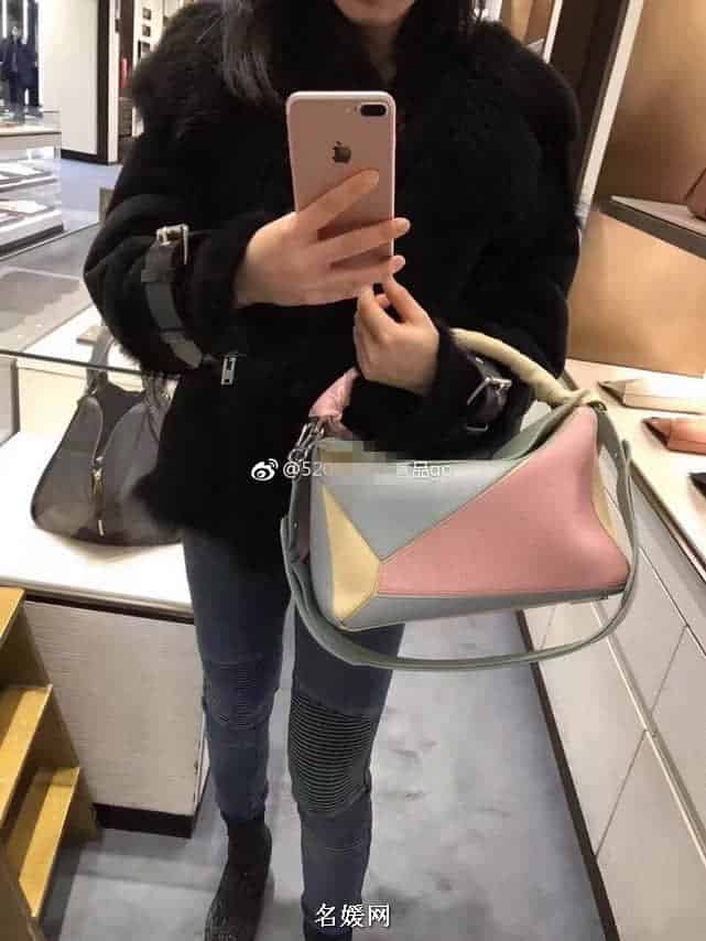 LOEWE罗意威 18新款 Puzzle 彩色糖果最新特别版几何包