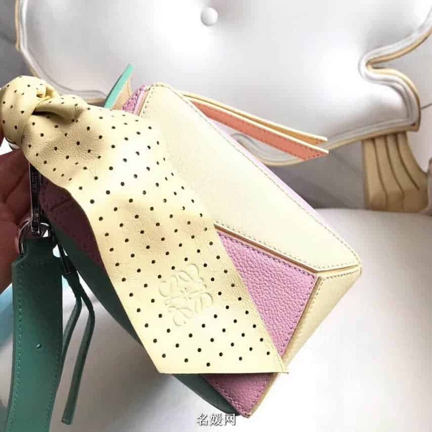 LOEWE罗意威 18新款 Puzzle 彩色糖果最新特别版几何包