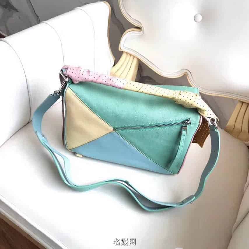 LOEWE罗意威 18新款 Puzzle 彩色糖果最新特别版几何包