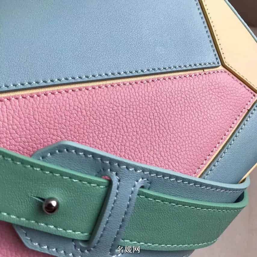 LOEWE罗意威 18新款 Puzzle 彩色糖果最新特别版几何包