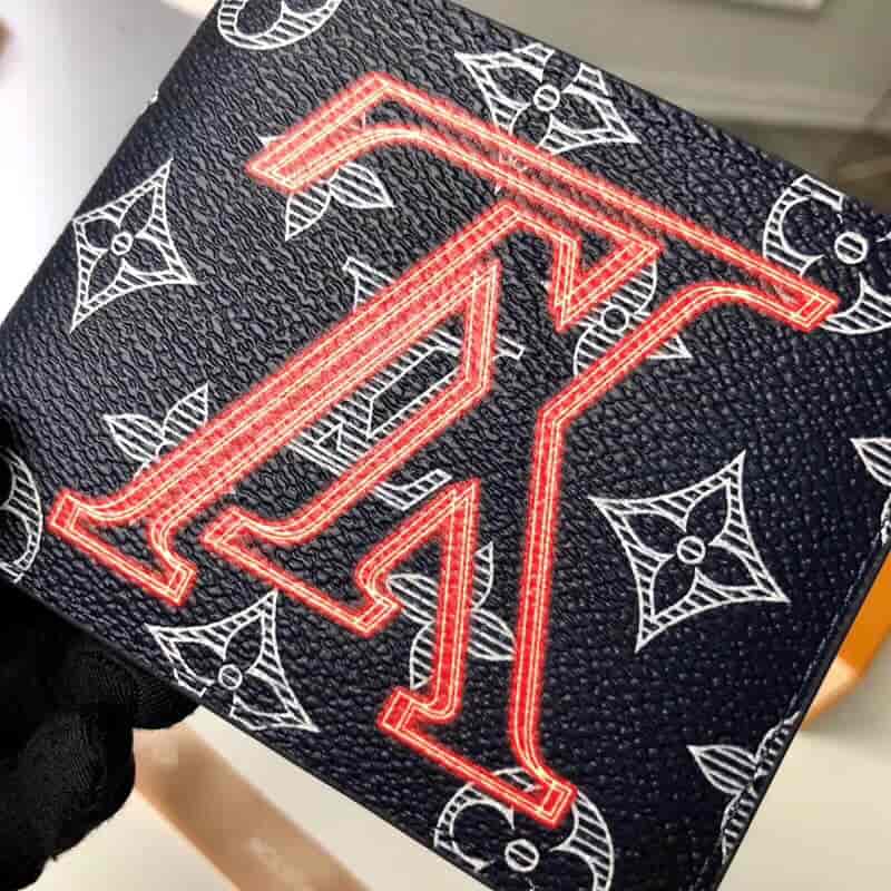 LV/路易威登 18新款 倒转标志Upside Down Multiple錢包M62891