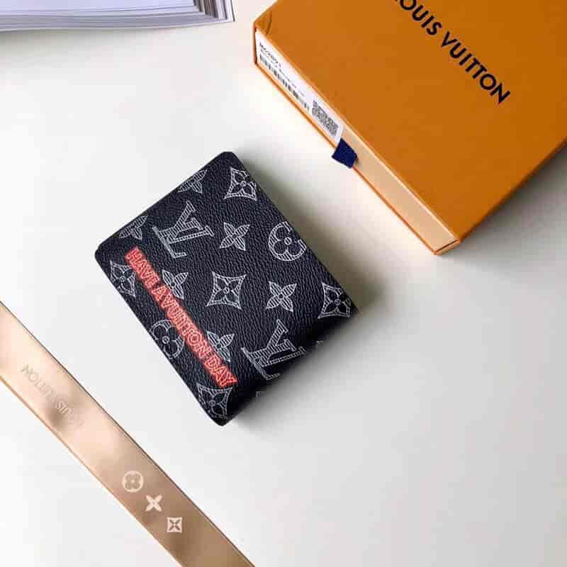 LV/路易威登 18新款 倒转标志Upside Down Multiple錢包M62891