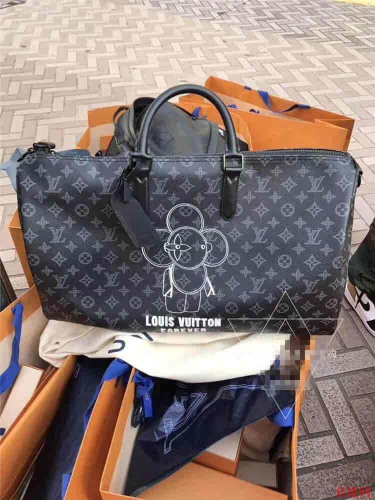 LV/路易威登 18新款 Keepall 50 太阳花 旅行袋 M43683