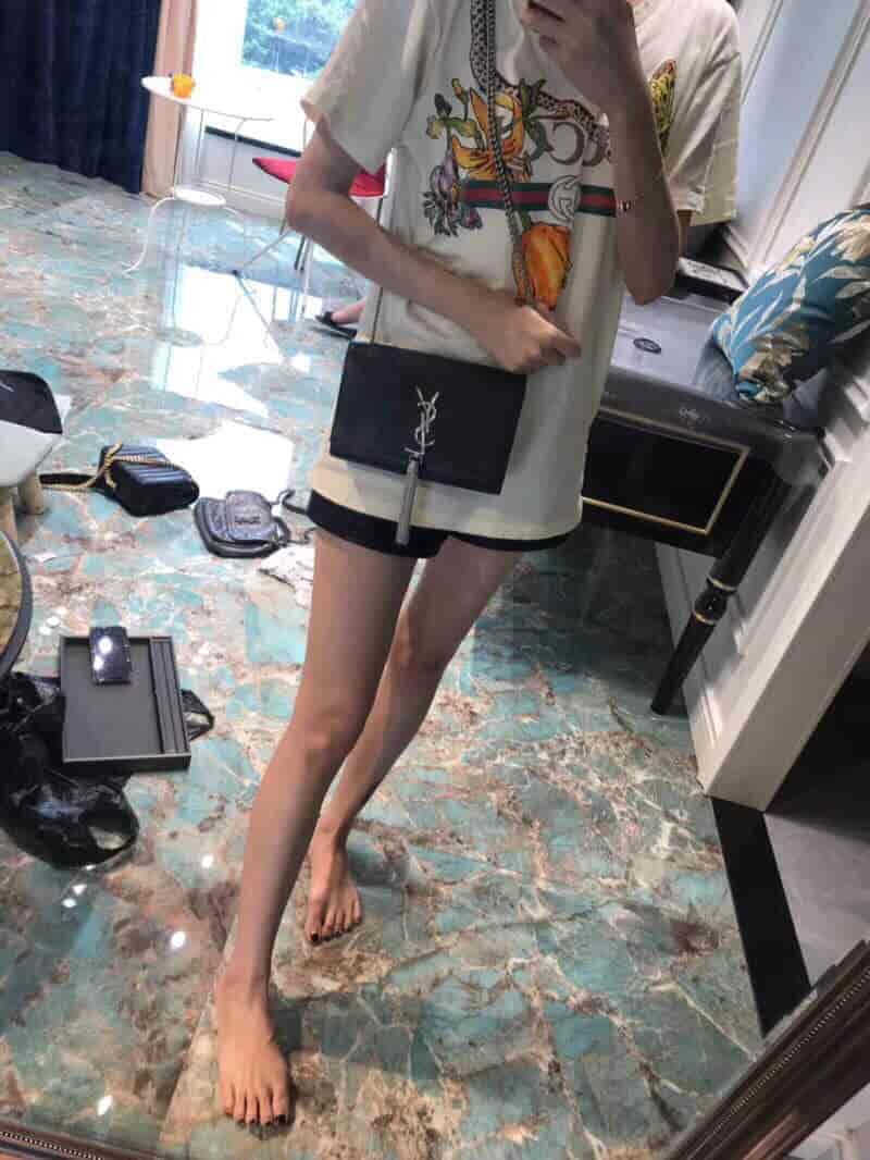 YSL/圣罗兰 18ss新款 鱼子酱流苏款斜挎包 474366