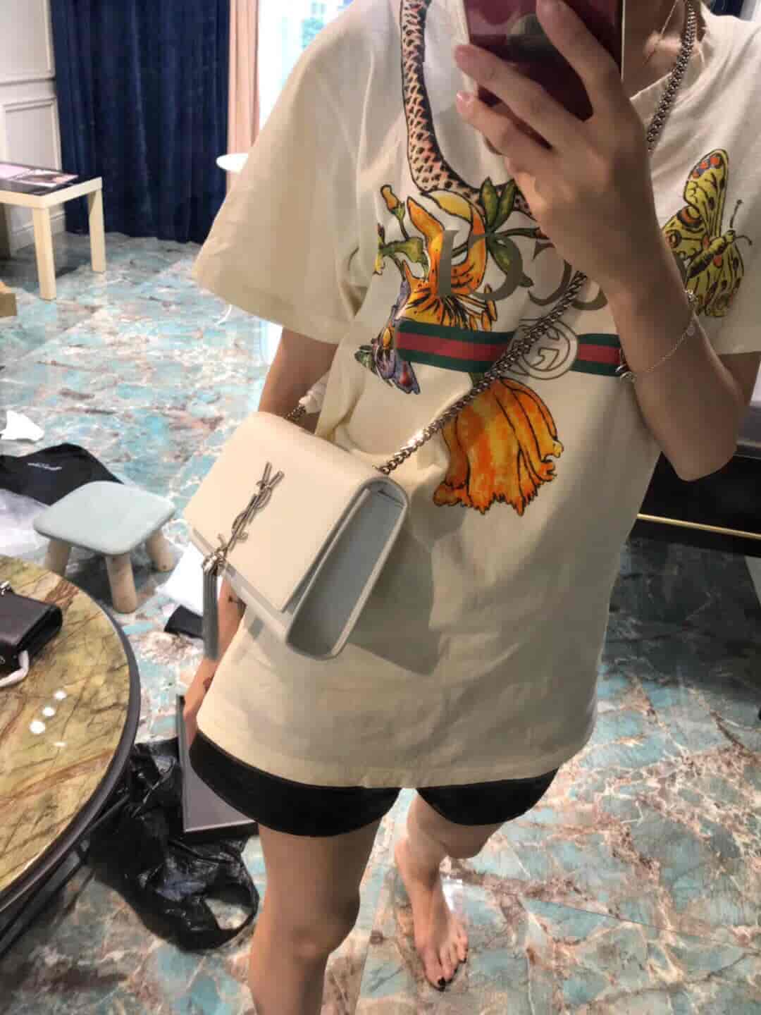 YSL/圣罗兰 18ss新款 鱼子酱流苏款斜挎包 474366