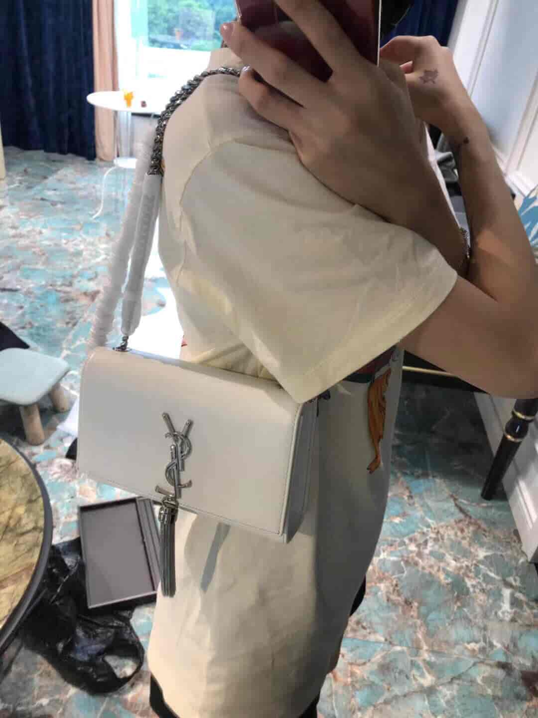 YSL/圣罗兰 18ss新款 鱼子酱流苏款斜挎包 474366
