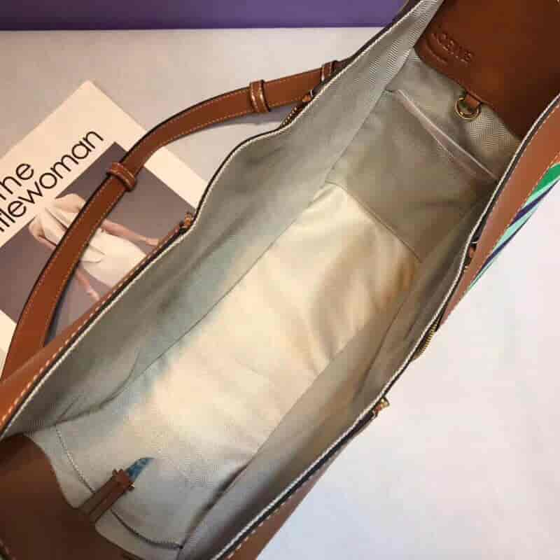 LOEWE/罗意威 18新款彩布条纹Hammock small bag吊床包