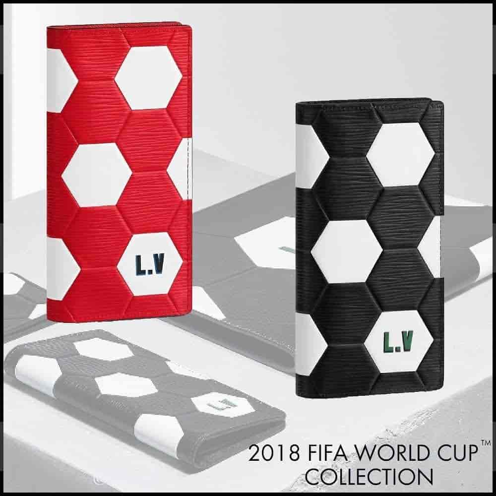 LV/路易威登 18ss新款 世界杯足球图案Brazza钱夹 M63230 M63294