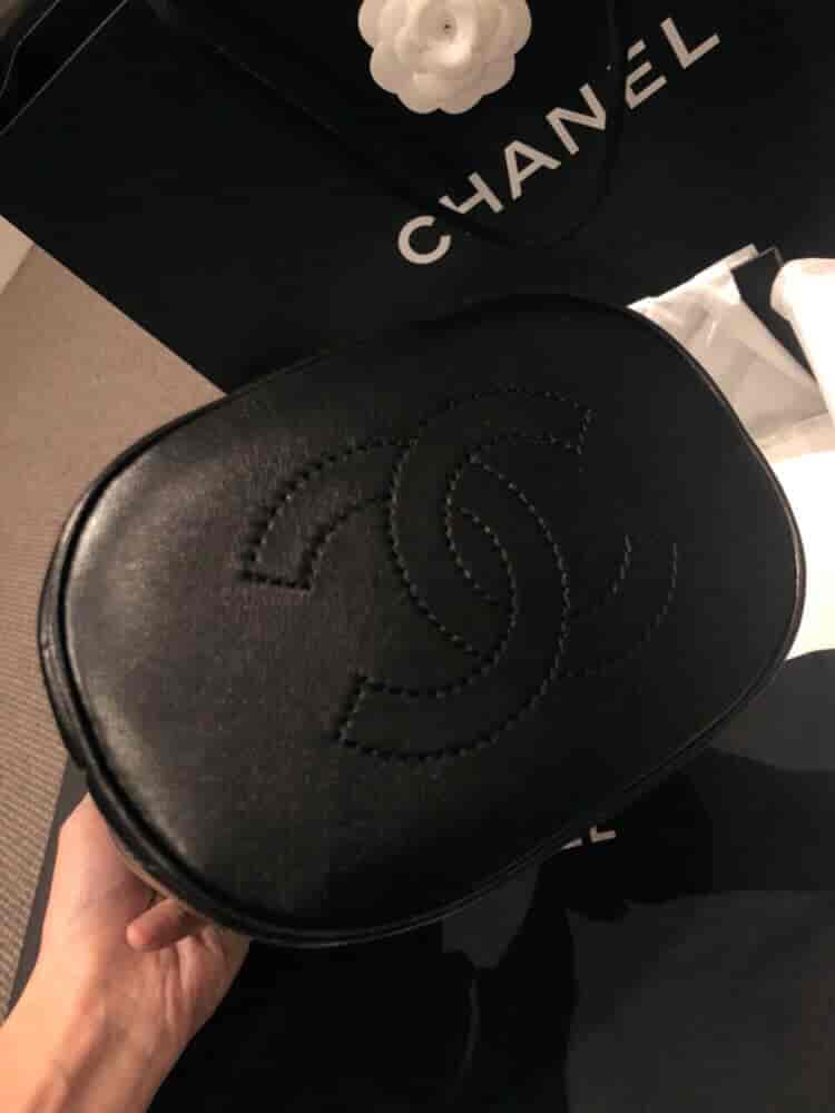 Chanel/香奈儿 18年秋冬新款vintage bucket汉堡系列水桶包