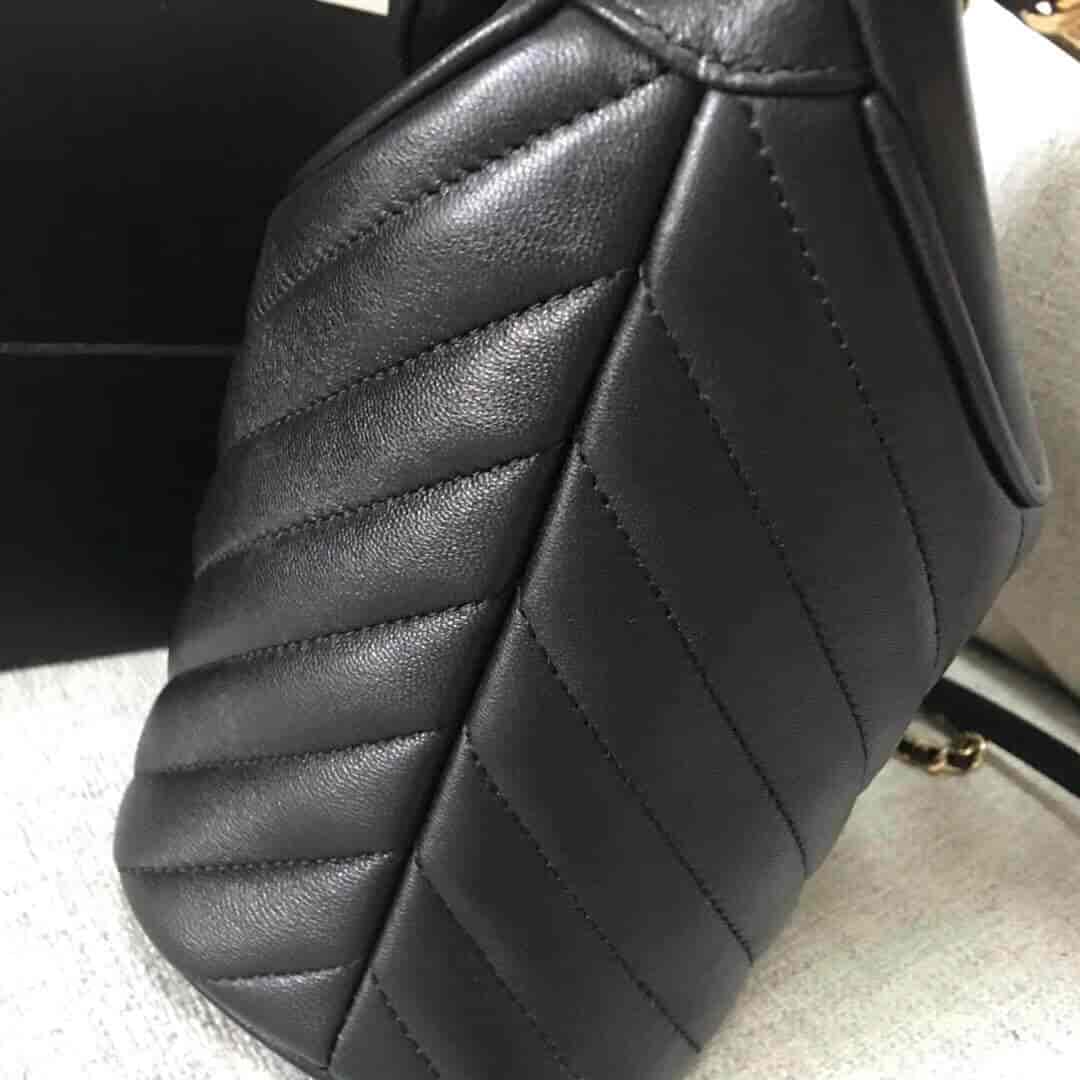 Chanel/香奈儿 18年秋冬新款vintage bucket汉堡系列水桶包