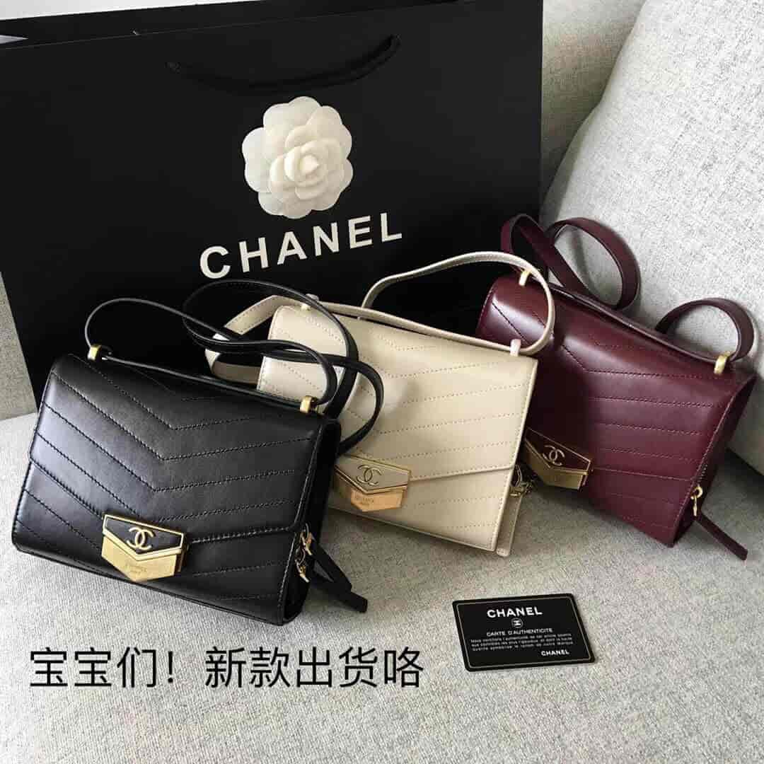 Chanel/香奈儿 2018年新款复古盒子包口盖包 A57490