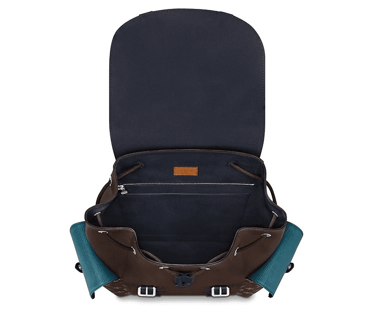 LV/路易威登18年新款Epi配色牛皮Christopher双肩背包 M51458