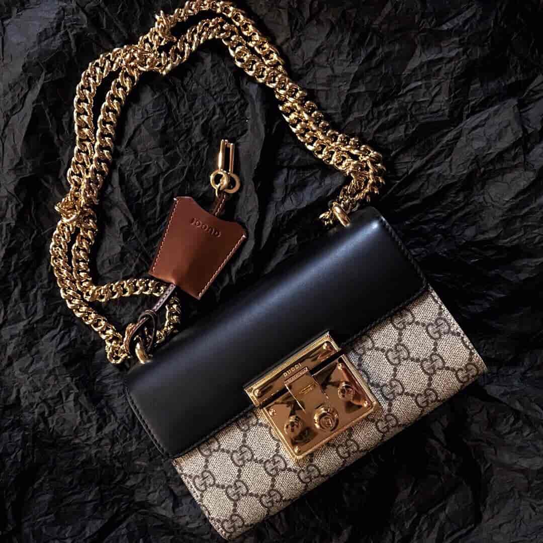 ?种草款? 古奇Gucci padlock小号链条包 409487