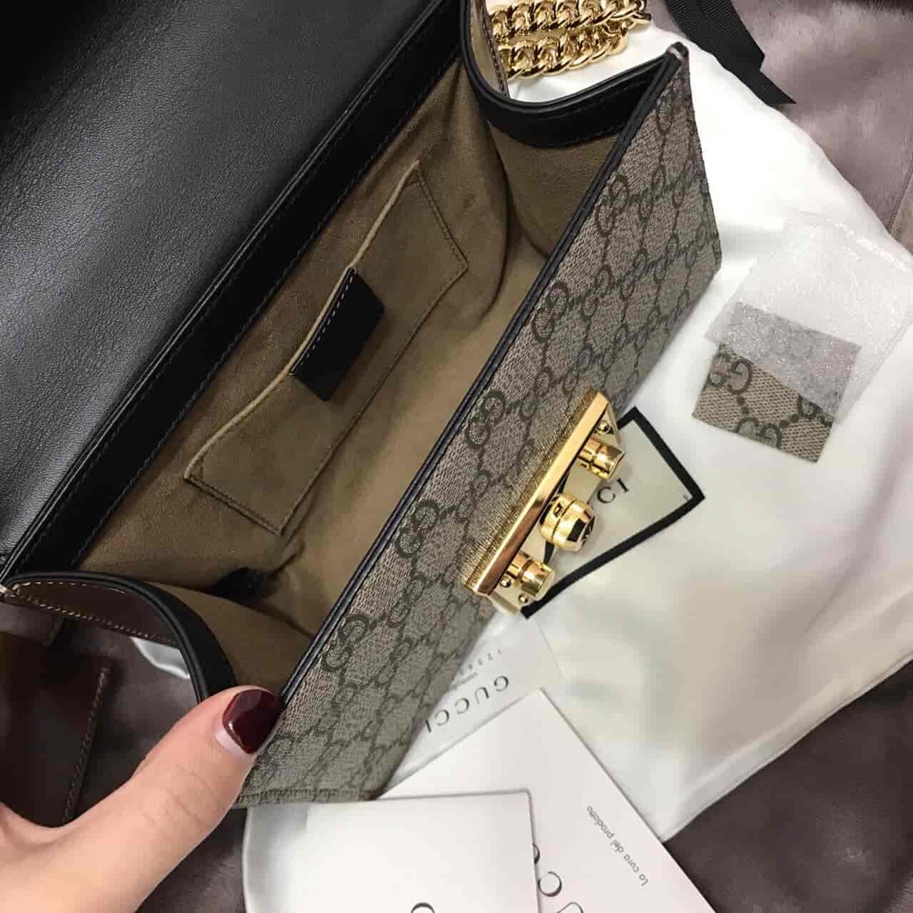 ?种草款? 古奇Gucci padlock小号链条包 409487