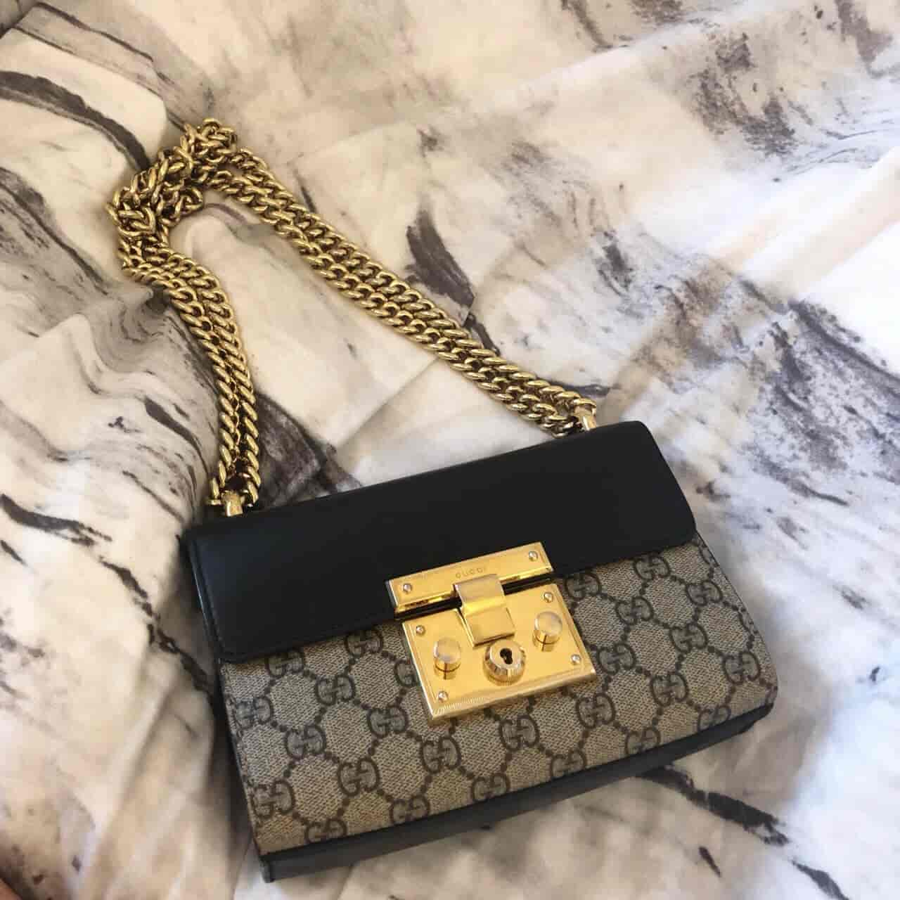 ?种草款? 古奇Gucci padlock小号链条包 409487