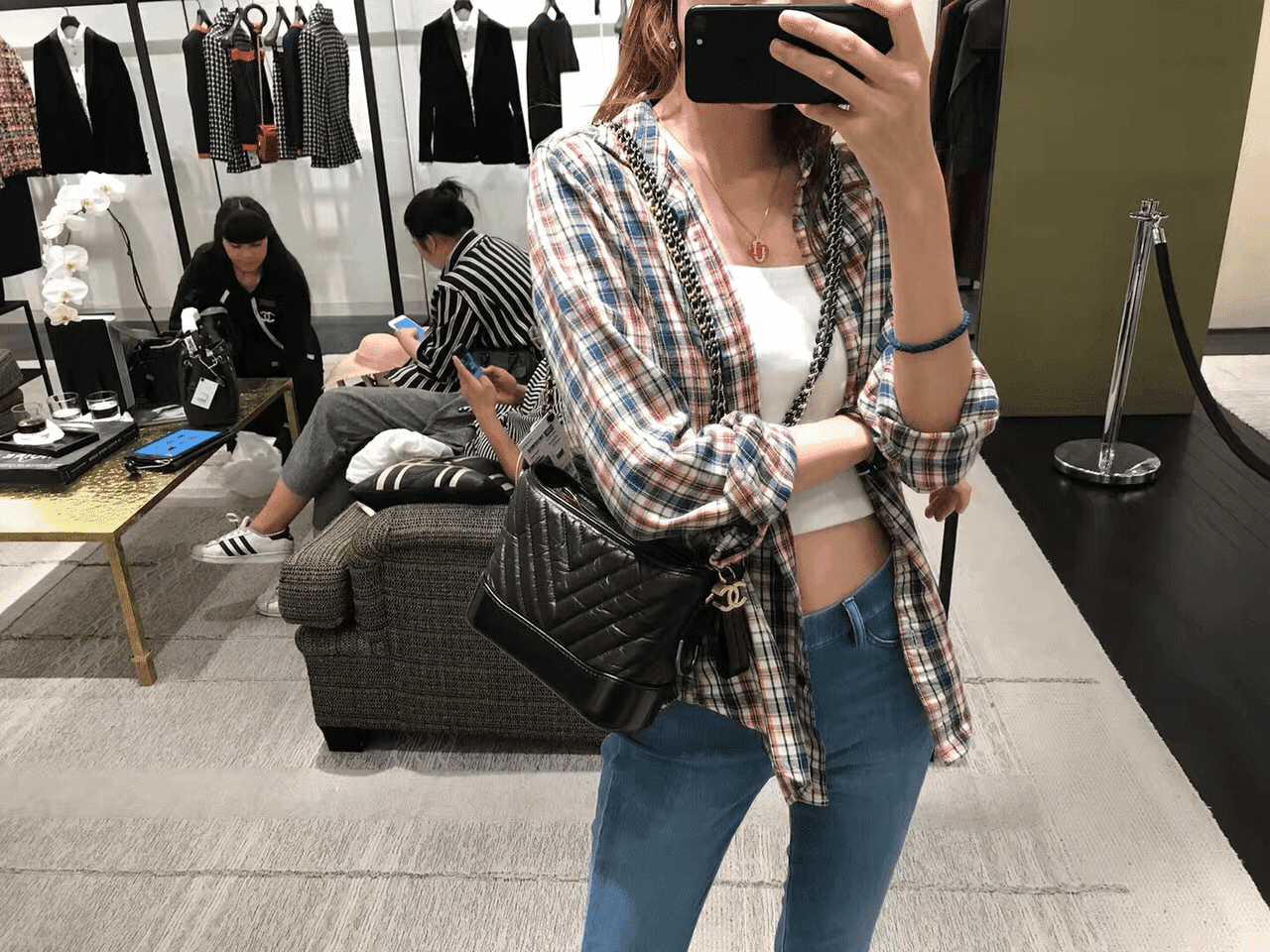 ?香奈儿Chanel 18秋冬新款 V纹 GABRIELLE 小号流浪包 ?