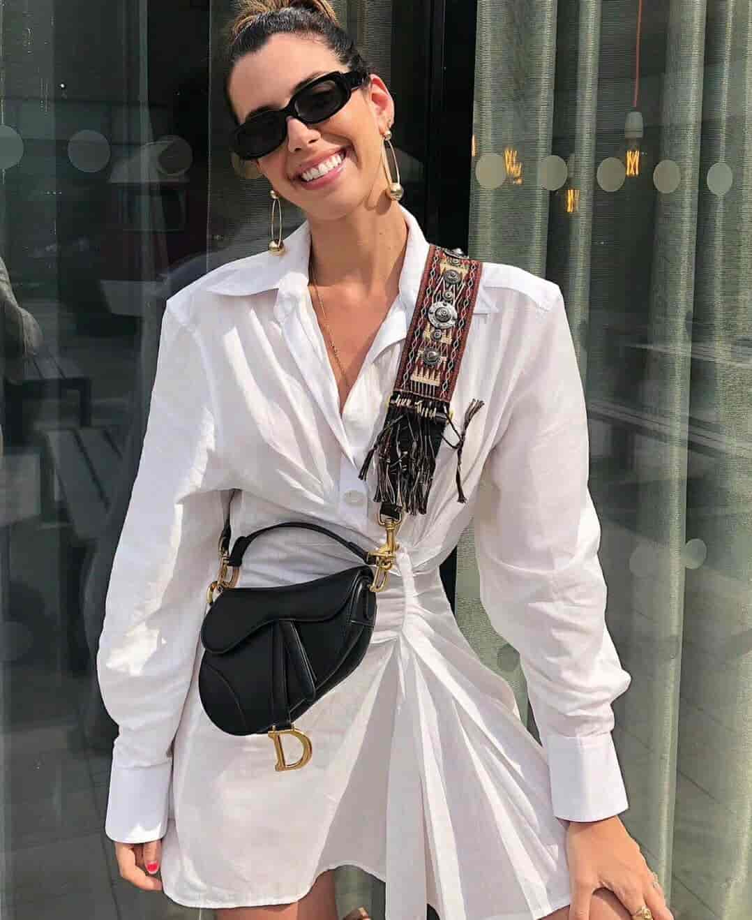 Dior/迪奥 SADDLE小牛皮手提马鞍包 M0446