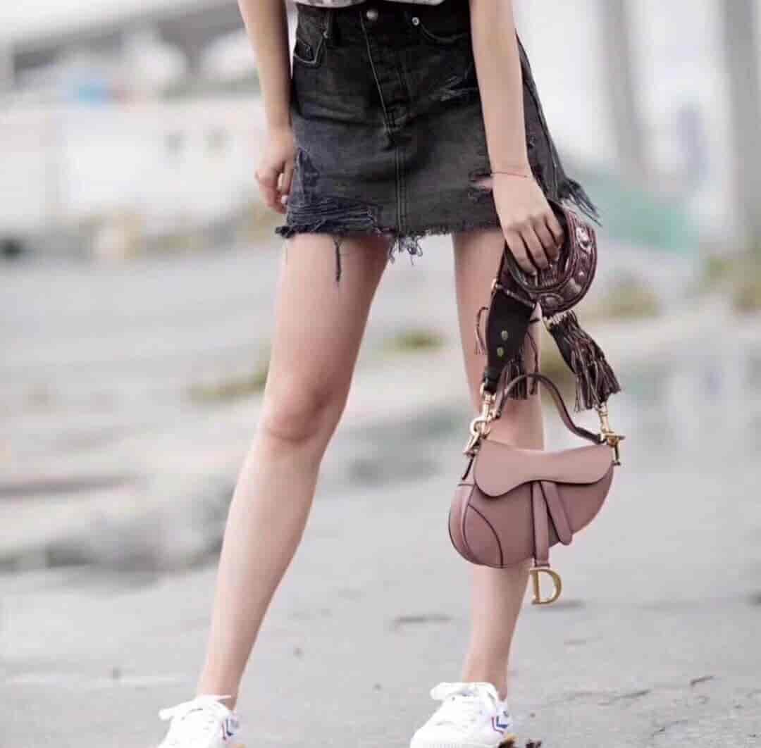 Dior/迪奥 SADDLE小牛皮手提马鞍包 M0446