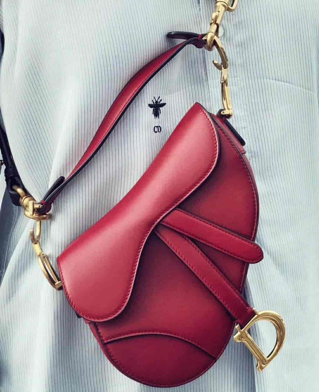 Dior/迪奥 SADDLE小牛皮手提马鞍包 M0446