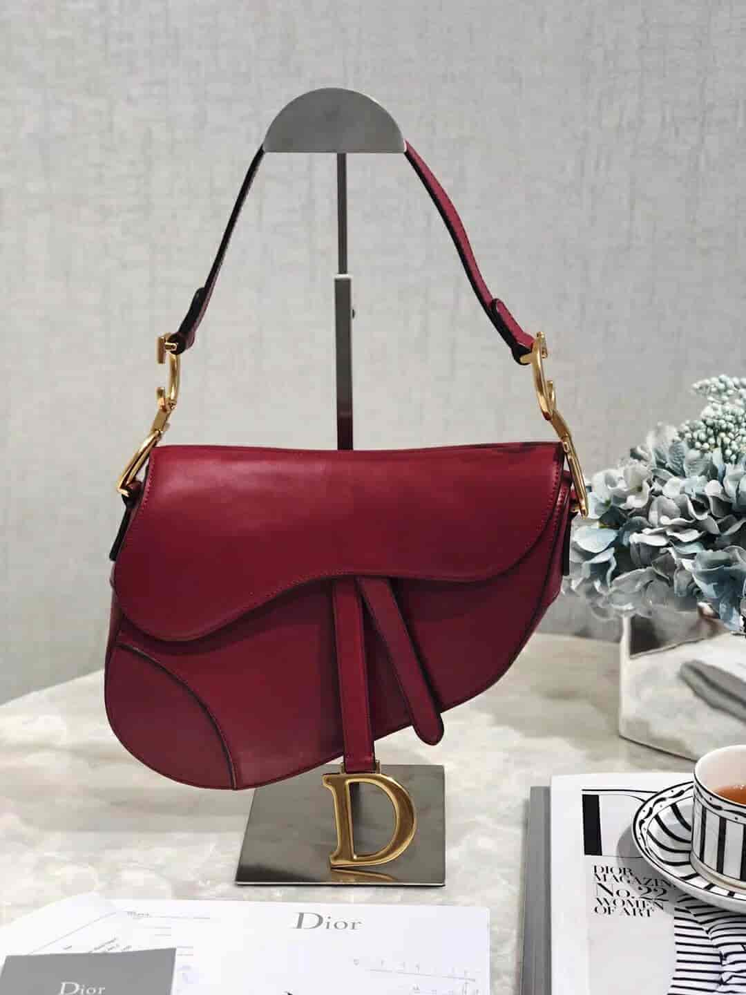 Dior/迪奥 SADDLE小牛皮手提马鞍包 M0446