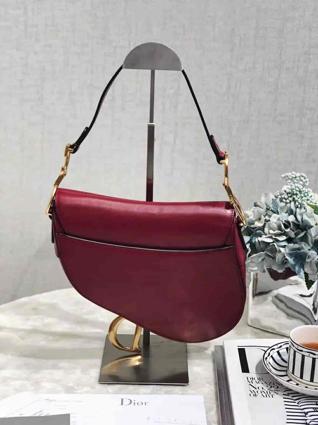 Dior/迪奥 SADDLE小牛皮手提马鞍包 M0446