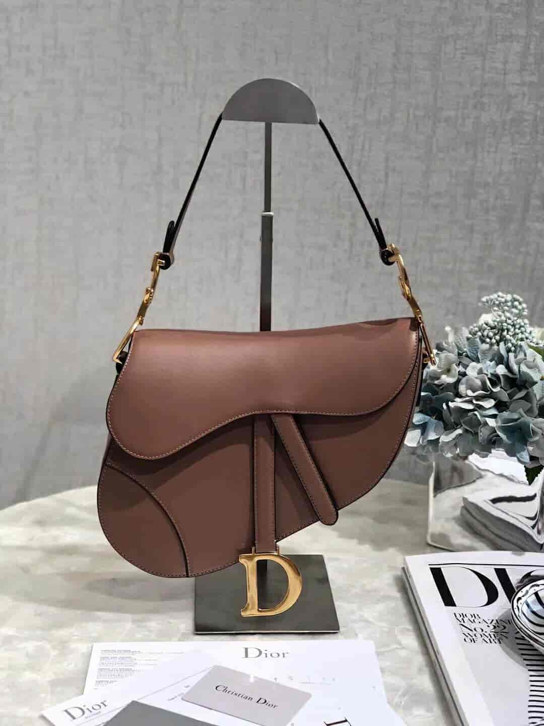 Dior/迪奥 SADDLE小牛皮手提马鞍包 M0446