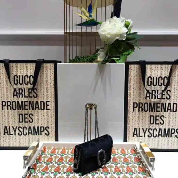 Gucci/古奇 Dionysus系列GG天鹅绒超迷你链条包 476432