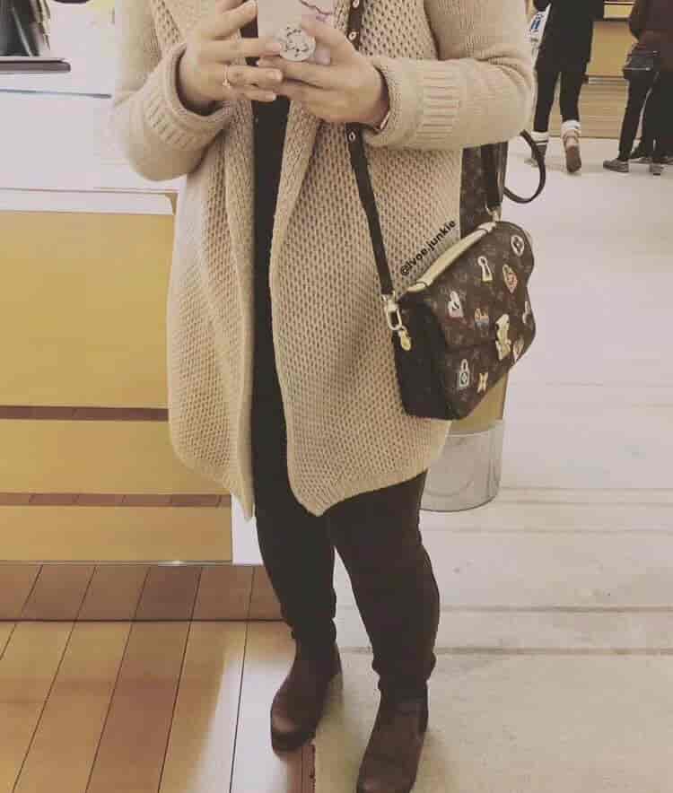 LV/路易威登 19年情人节限定款丝印徽章图案METIS邮差包M44366