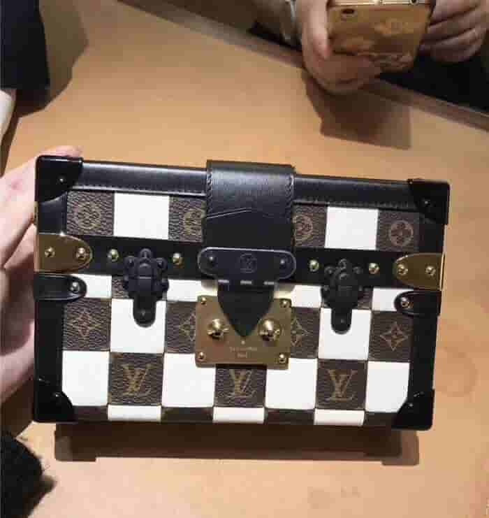 LV M53201 M53253 19新款女包 PETITE MALLE 格纹盒子包