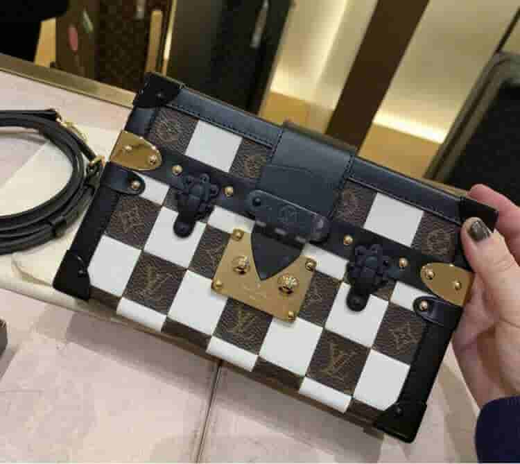 LV M53201 M53253 19新款女包 PETITE MALLE 格纹盒子包