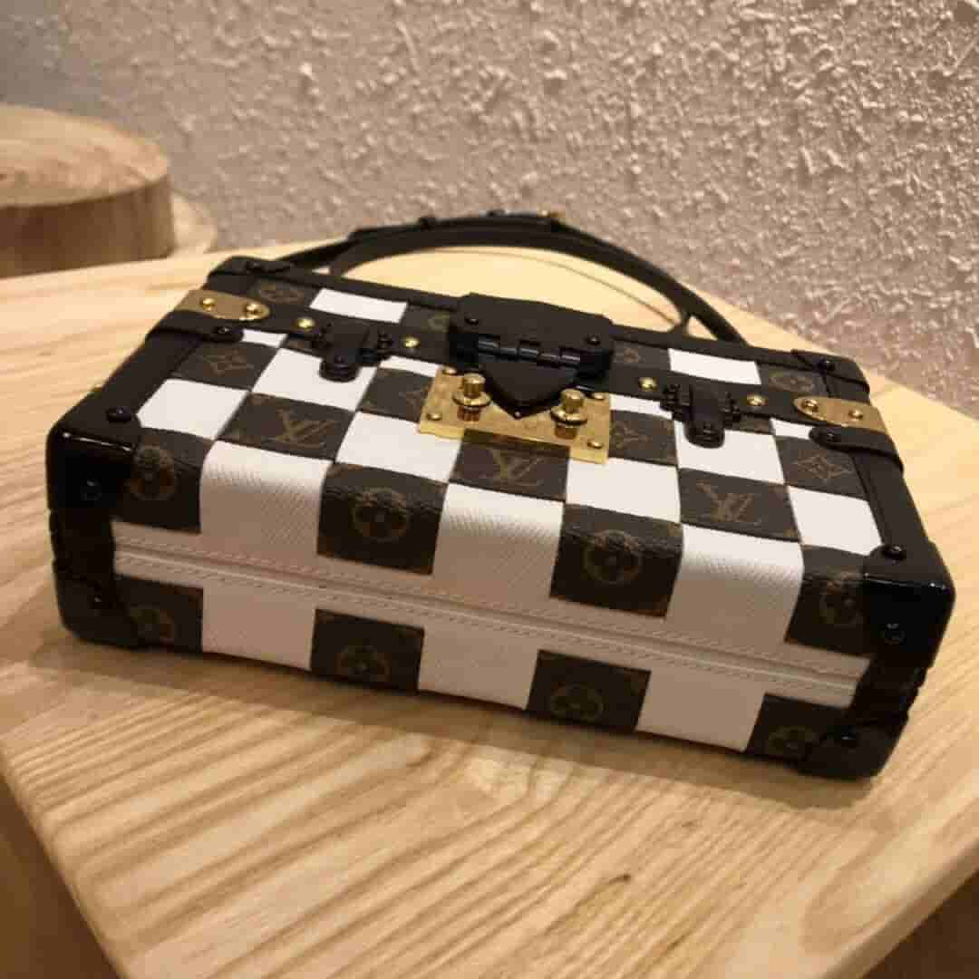 LV M53201 M53253 19新款女包 PETITE MALLE 格纹盒子包