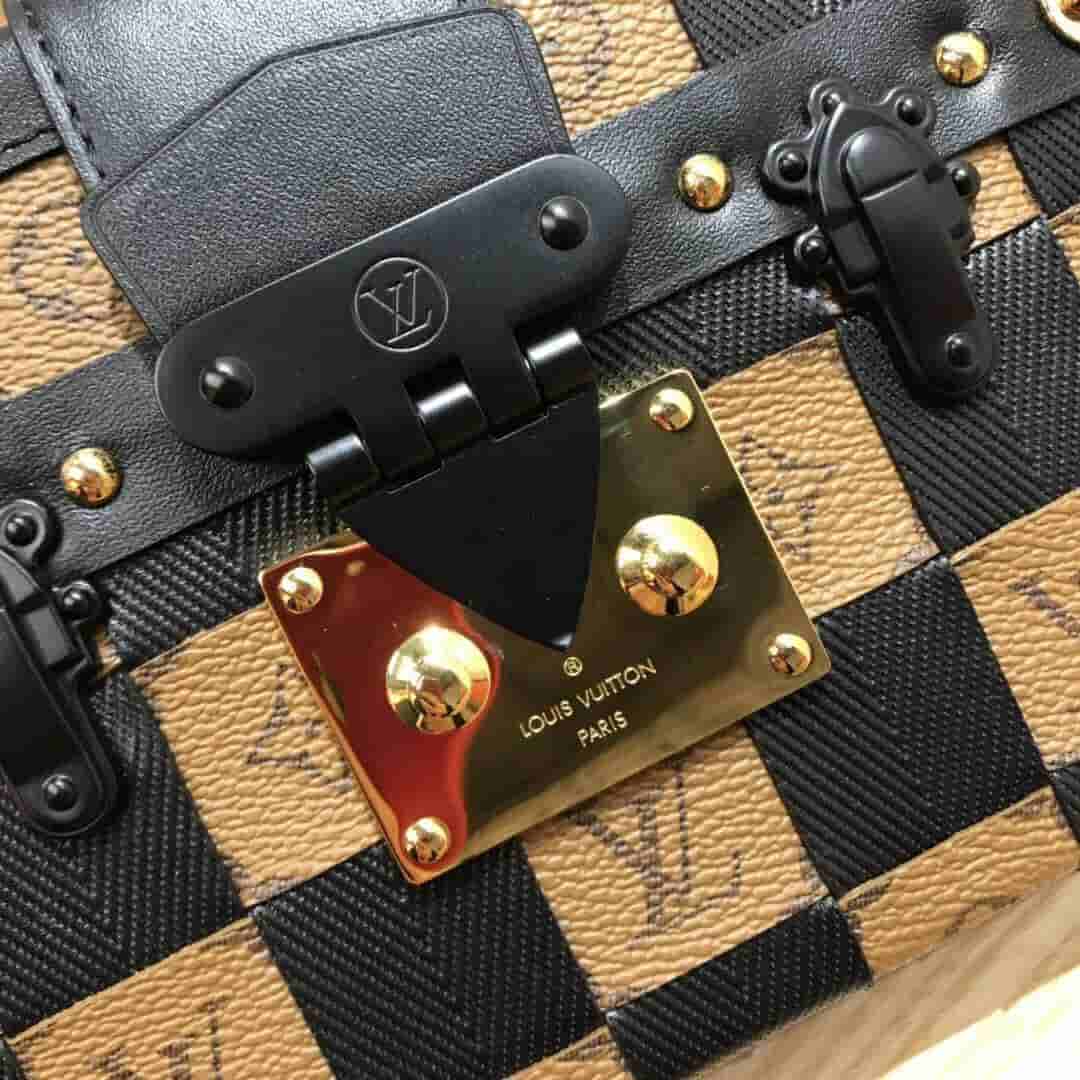 LV M53201 M53253 19新款女包 PETITE MALLE 格纹盒子包